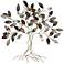 Eangee Leafed Tree 20"H Cool-Color Capiz Shell Wall Decor