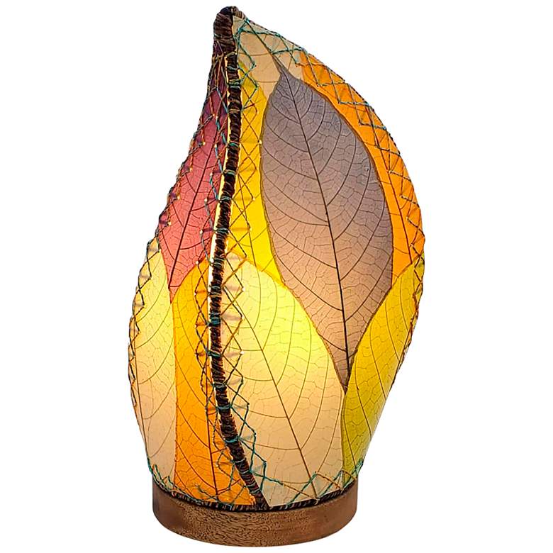 Image 5 Eangee Leaflet 14 inchH Multi-Color Uplight Accent Table Lamp more views