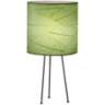 Eangee Metal Tripod Drum Green Accent Table Lamp