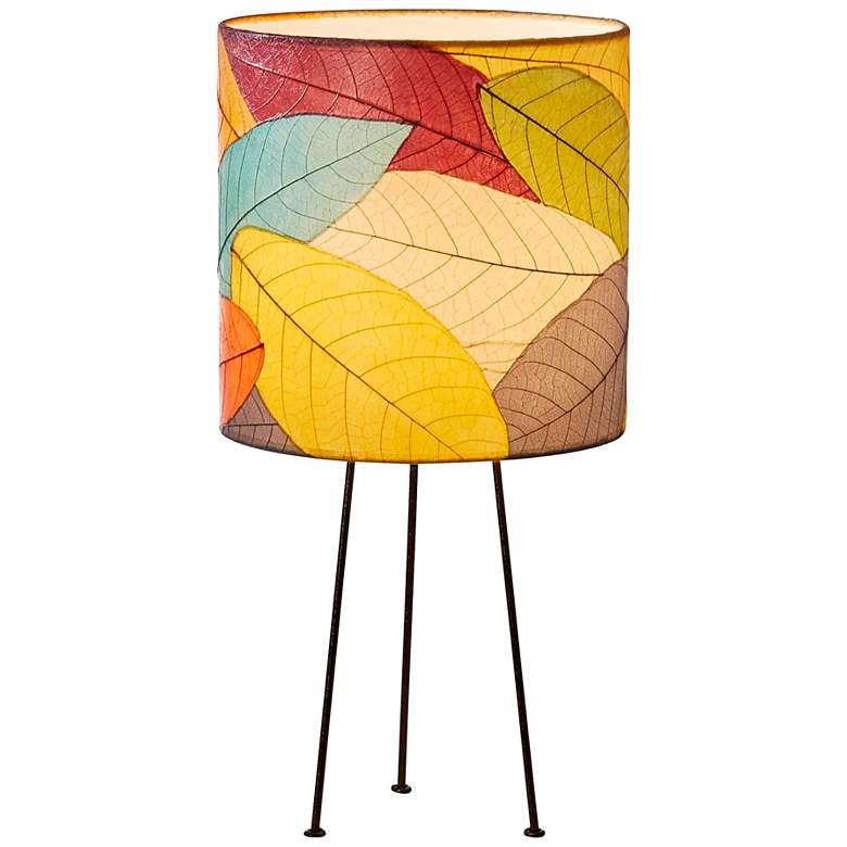 Image 2 Eangee Metal Tripod Drum Multi-Color Accent Table Lamp