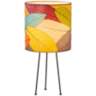 Eangee Metal Tripod Drum Multi-Color Accent Table Lamp