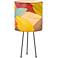 Eangee Metal Tripod Drum Multi-Color Accent Table Lamp