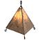 Eangee Mini Pyramid 12"H Banana Uplight Accent Table Lamp
