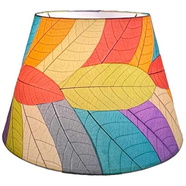 Image 1 Eangee Multi-Color Leaves Empire Lamp Shade 12x18x12 (Spider)