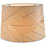 Eangee Natural Cocoa Leave Drum Lamp Shade 14x16x11 (Spider)