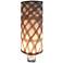 Eangee Paper 7" High Arches Cylinder Plug-In Night Light