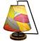 Eangee Pendulum 17" High Multi-Color Accent Table Lamp
