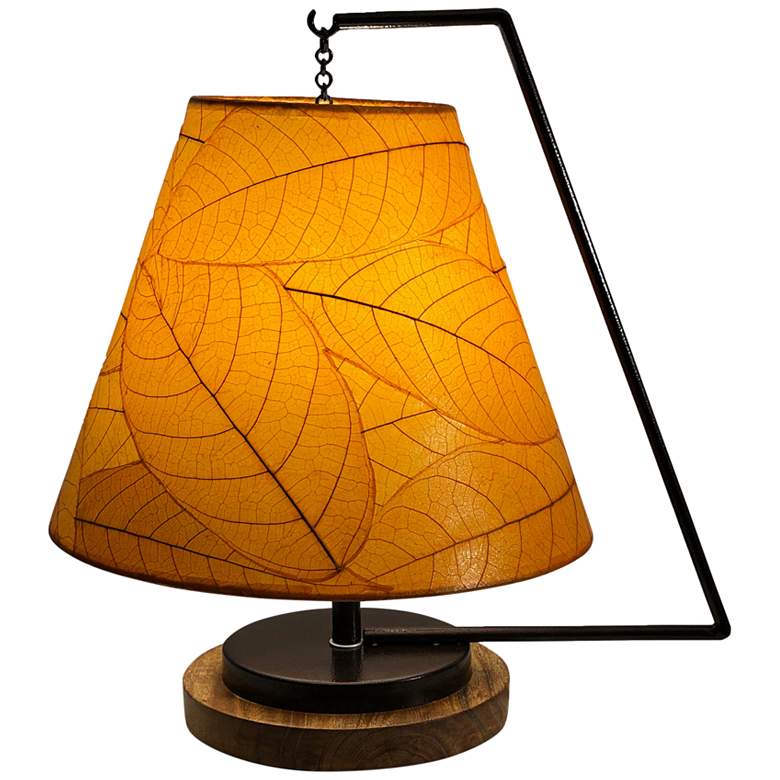 Image 1 Eangee Pendulum 17 inch High Orange Accent Table Lamp