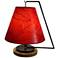 Eangee Pendulum 17" High Red Accent Table Lamp