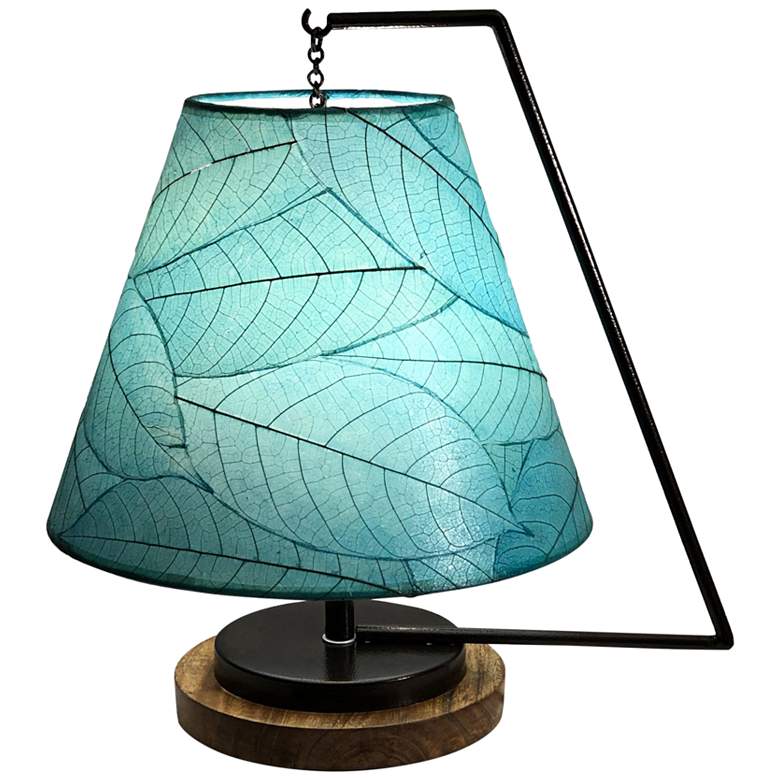 Image 1 Eangee Pendulum 17 inch High Sea Blue Accent Table Lamp