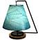 Eangee Pendulum 17" High Sea Blue Accent Table Lamp