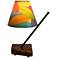 Eangee Polearm Multi-Color Leaves Accent Table Lamp
