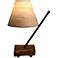 Eangee Polearm Natural Cocoa Leaves Accent Table Lamp