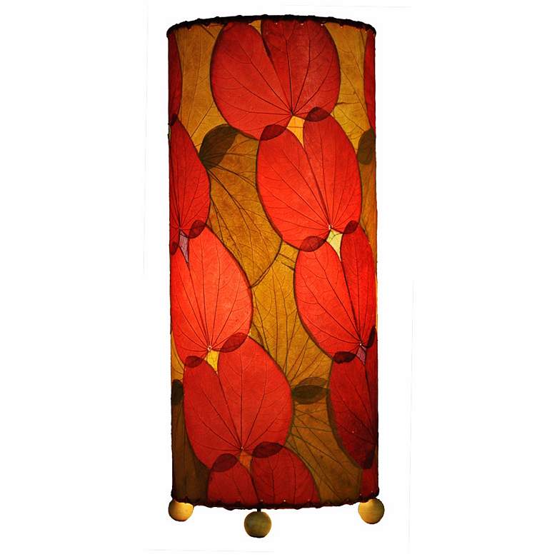 Image 1 Eangee Red Butterfly Uplight Table Lamp