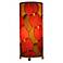 Eangee Red Butterfly Uplight Table Lamp