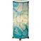 Eangee Sea Blue 17" High Uplight Handcrafted Accent Table Lamp
