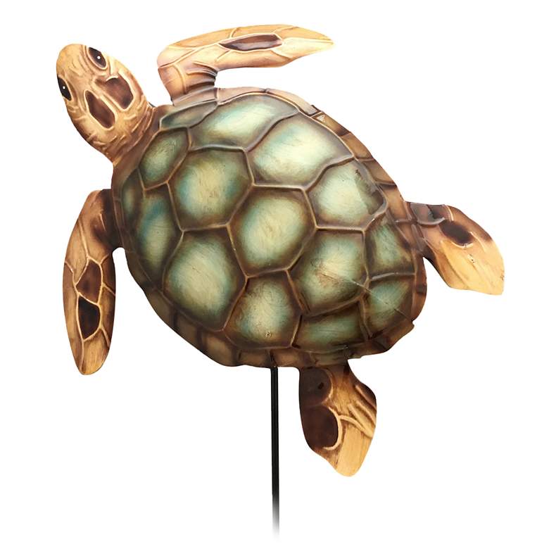 Eangee Sea Turtle 24&quot; High Decorative Garden Stake