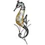 2_Eangee Seahorse 22"H Gray and Pearl Capiz Shell Wall Decor