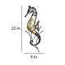 4_Eangee Seahorse 22"H Gray and Pearl Capiz Shell Wall Decor more views