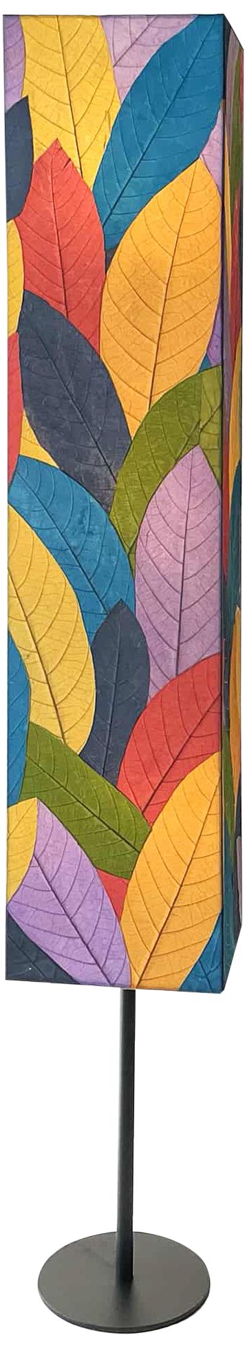 Image 2 Eangee Sequoia Giant 72" High Cocoa Leaf Multi Color Floor Lamp