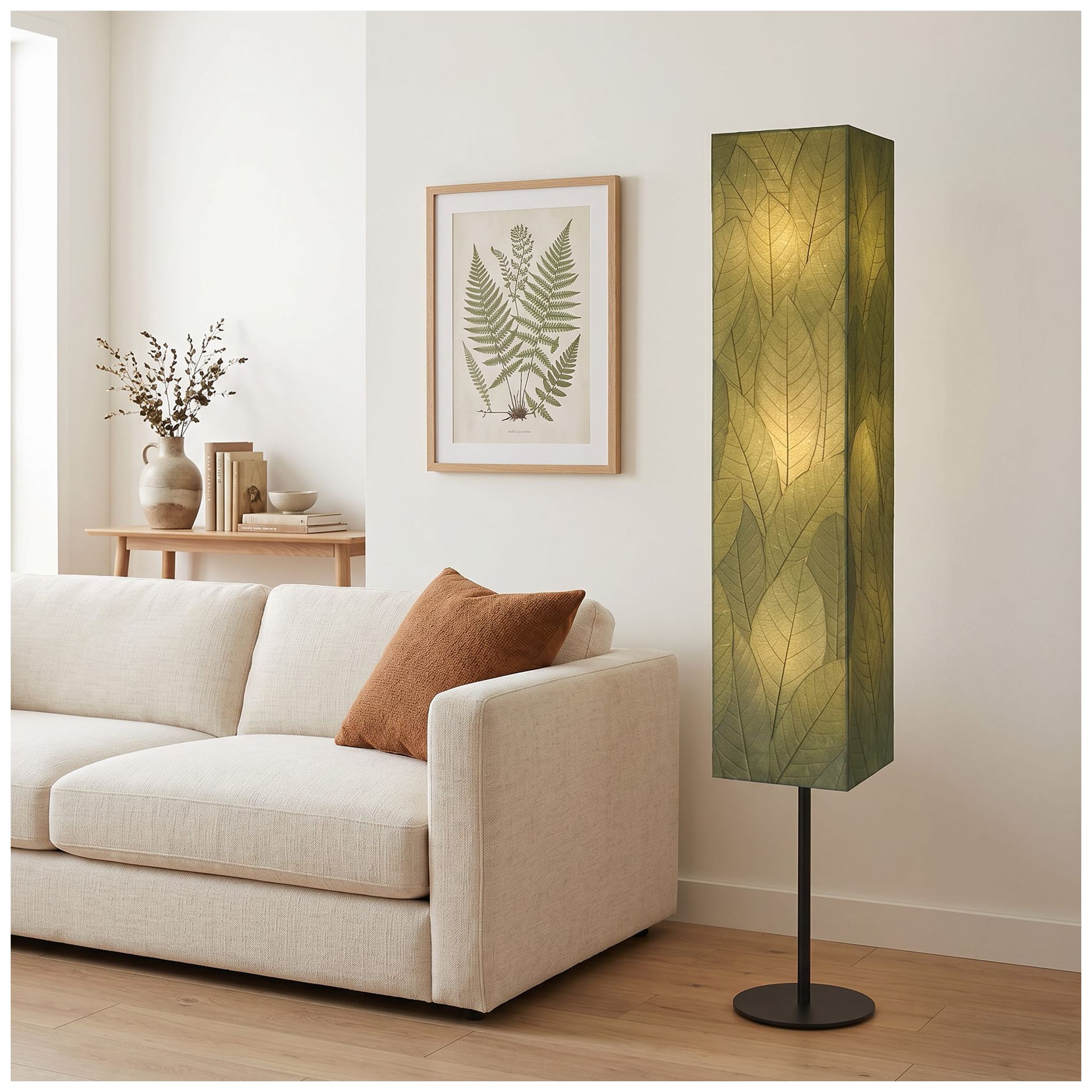 Image 3 Eangee Sequoia Giant Floor Lamp Green more views