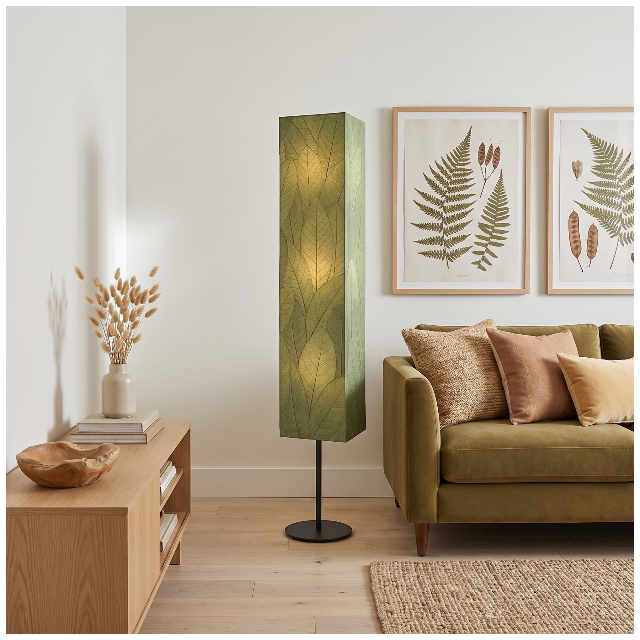 Image 4 Eangee Sequoia Giant Floor Lamp Green more views