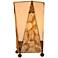 Eangee Trapezoid Natural Hand-Made Paper Accent Table Lamp