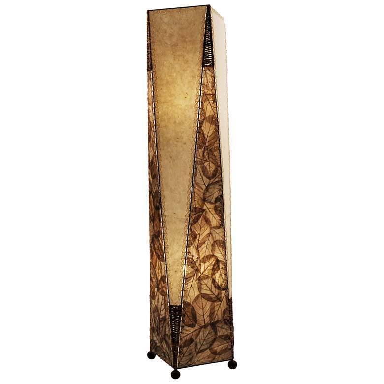 Image 1 Eangee Trapezoid Natural Hand-Made Paper Large Floor Lamp