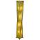 Eangee Twist 72" High Green Cocoa Leaves Giant Tower Floor Lamp