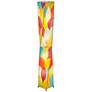 Thumbnail2 of Eangee Twist Multi-Color Cocoa Leaves Giant Tower Floor Lamp