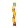 3_Eangee Wave 72" High Giant Tower Multi-Color Cocoa Leaf Floor Lamp more views