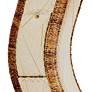 3_Eangee Wave 72" High Green Cocoa Leaves Giant Tower Floor Lamp more views