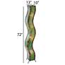 5_Eangee Wave 72" High Green Cocoa Leaves Giant Tower Floor Lamp more views