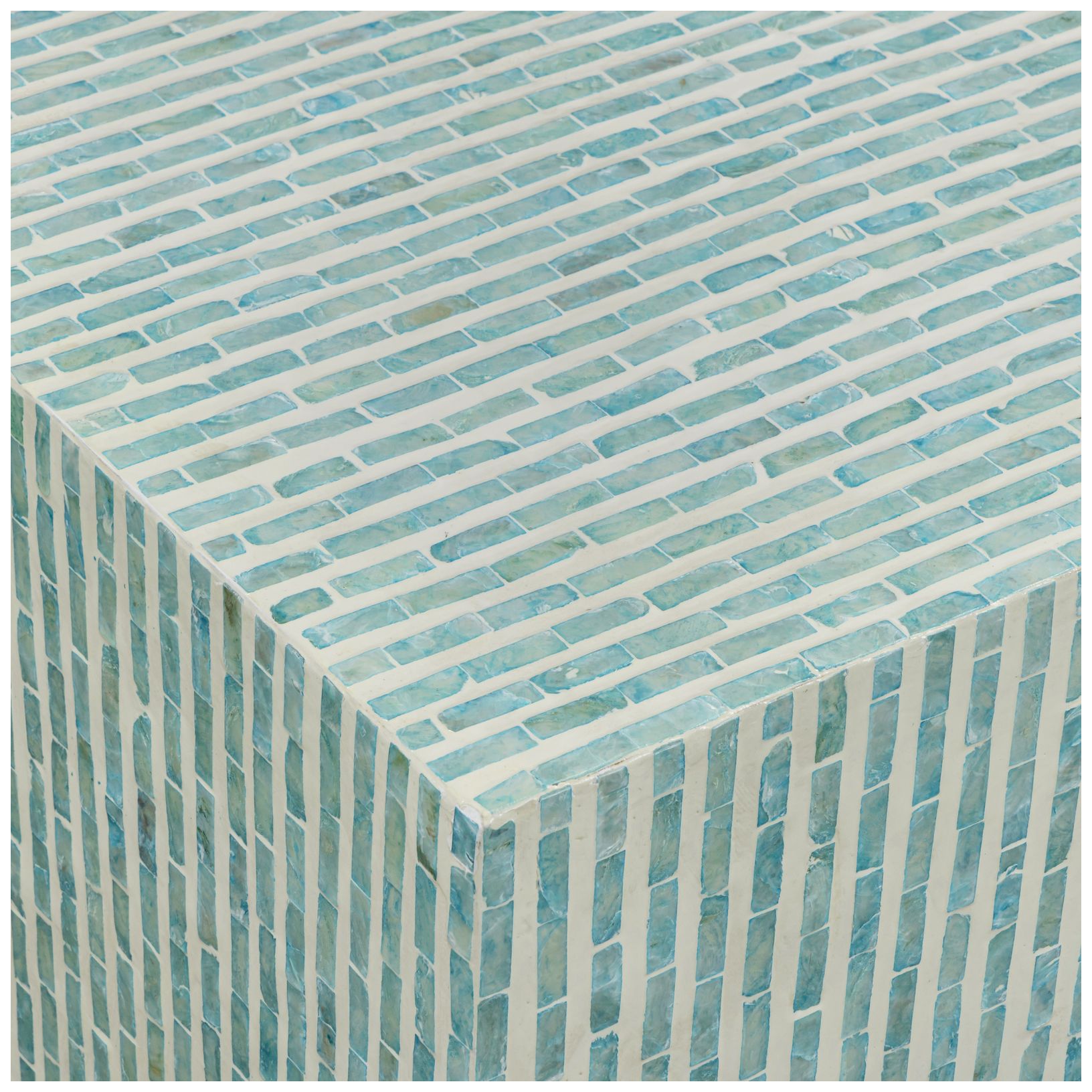 Thumbnail3 of Earl Light Blue Capiz Shell Coffee Table more views