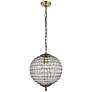 1_Earlene 12" Wide Antique Bronze Globe Mini Pendant