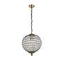 3_Earlene 12" Wide Antique Bronze Globe Mini Pendant more views