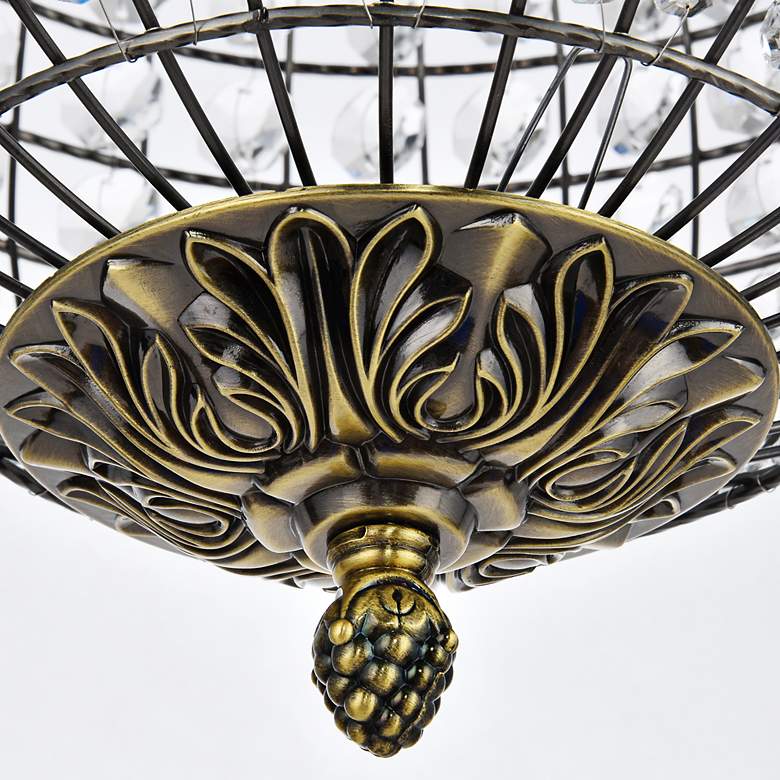 Image 5 Earlene 12" Wide Antique Bronze Globe Mini Pendant more views