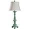 Earley Mint Green Traditional Candlestick Table Lamp