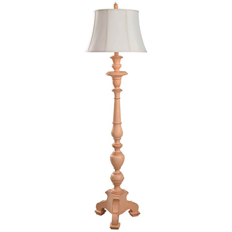 Image 1 Earley Peach Candlestick Floor Lamp
