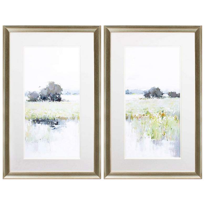 Image 1 Early in the Day 21"W x 33"H Framed Art Set of 2