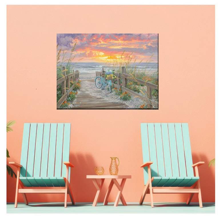 Image 3 Early Riser Outdoor Canvas Art more views
