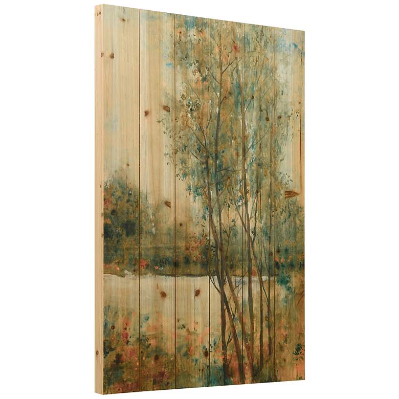 Image 4 Early Spring 1 and 2 36"H 2-Piece Print Wood Wall Art Set more views