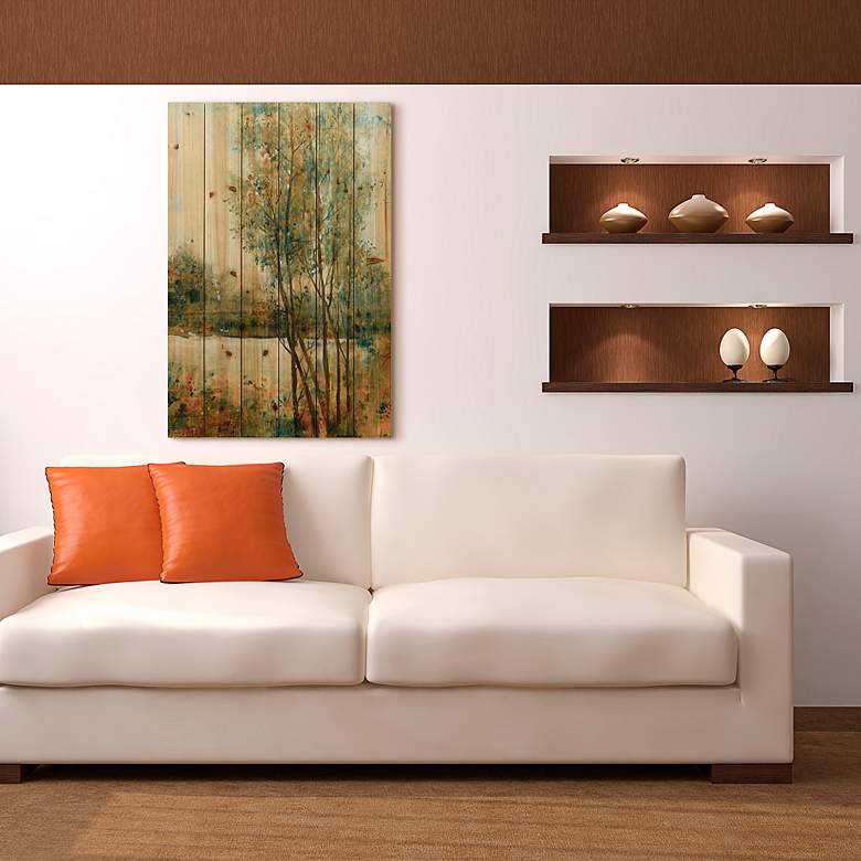 Image 5 Early Spring 1 and 2 36"H 2-Piece Print Wood Wall Art Set more views