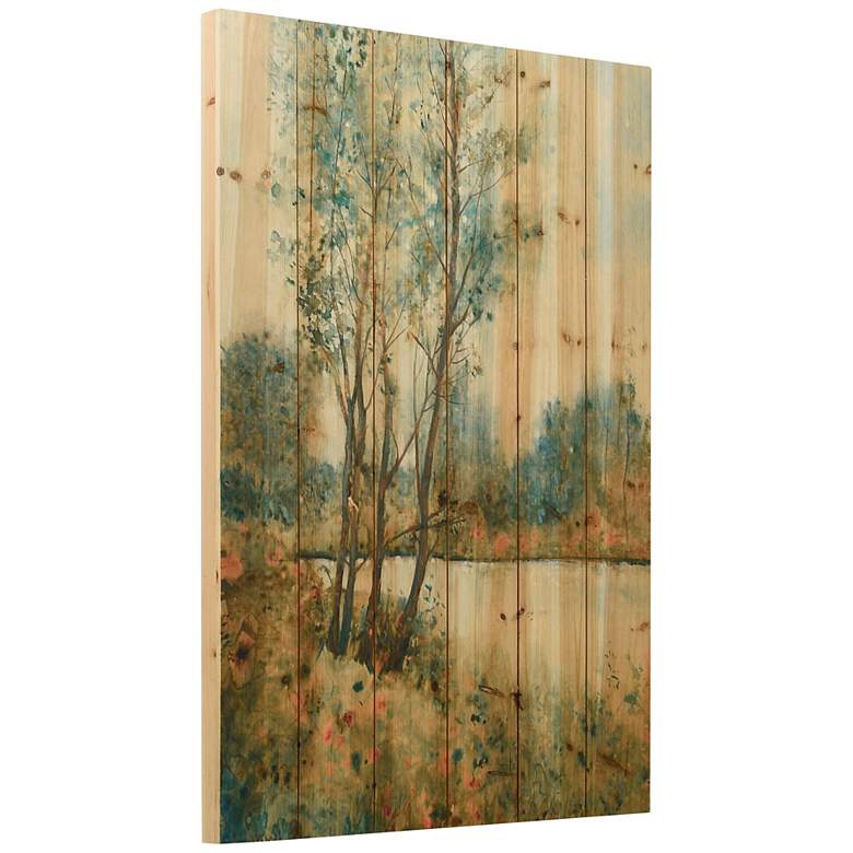 Image 4 Early Spring 2 36" High Giclee Print Solid Wood Wall Art more views