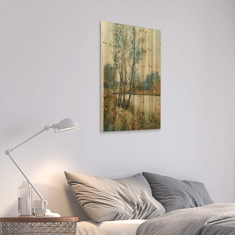 Image 5 Early Spring 2 36" High Giclee Print Solid Wood Wall Art more views