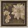 Earth and Floral I 25 1/2" Square Flower Wall Art