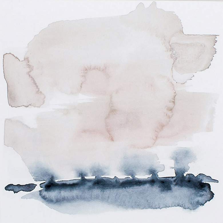Image 2 Earth Horizon VIII 27" Square Framed Wall Art more views