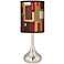 Earth Palette Giclee Modern Droplet Table Lamp