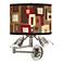 Earth Palette Giclee Plug-In Swing Arm Wall Lamp