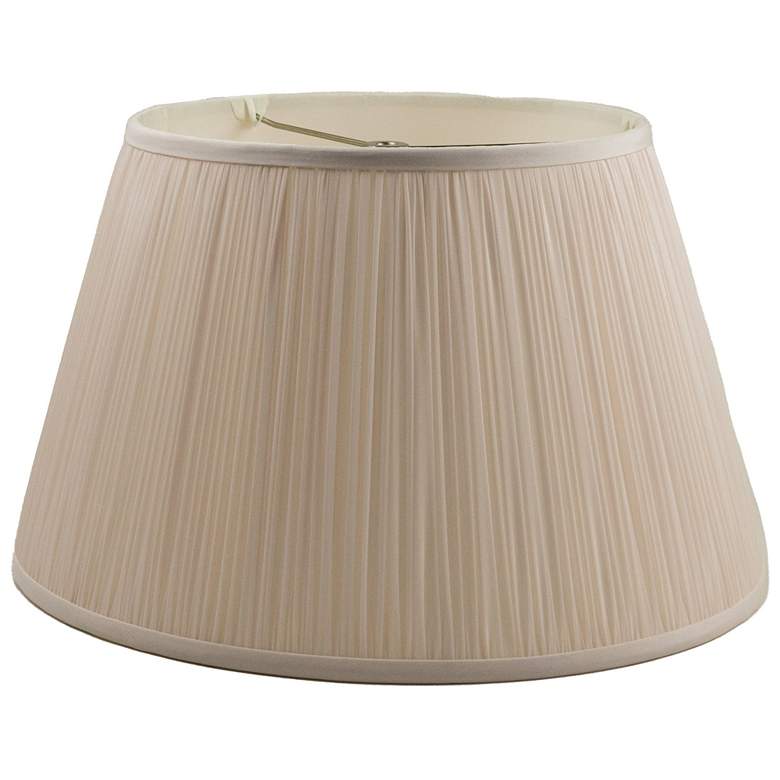 Image 1 Earth Rose Softback Shirred Pleated Silk Lamp Shade 11x16x10 (Spider)